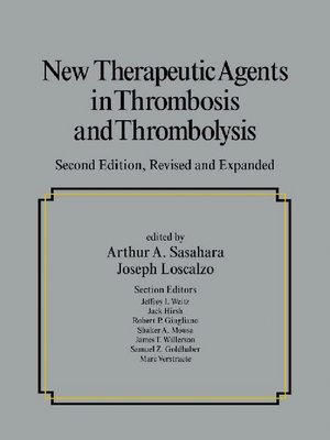 cover image of New Therapeutic Agents in Thrombosis and Thrombolysis